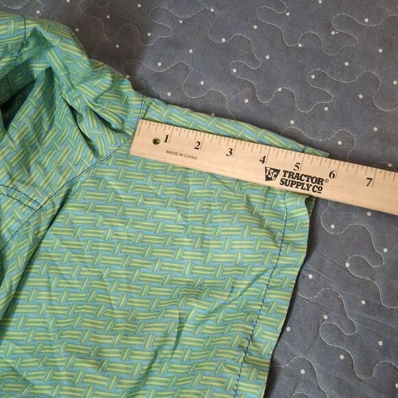 Southern Marsh Blue and Green Patterned Swim Trunks size medium - Picture 5 of 5